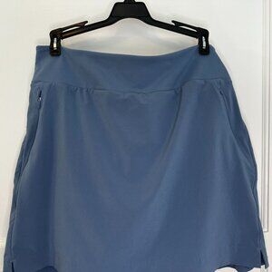 Athleta Brooklyn Mid Rise 16 Skort Size 16 Light Blue